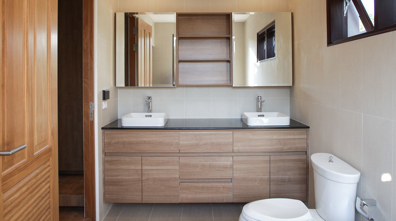 modern style fitted bathroom furniture